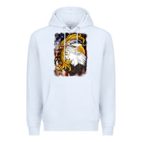 White american mullet   eagle Premium Hoodie - BarkalooDesign