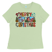 Matcha merry christmas Ladies Tee - CowhideDigitalArt