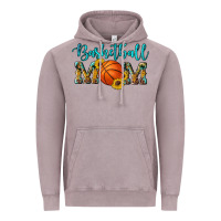 Vintage Zinc western leopard camouflage sunflowers glitter mom basketball Vintage Hoodie - Artiststas