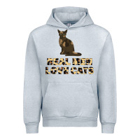 Heather Grey Real Men Love Cats Urban Hoodie - Bettercallsaul