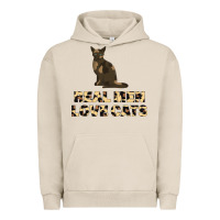 Pigment French Oak Real Men Love Cats Urban Hoodie - Bettercallsaul