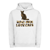 Pigment Lunar Rock Real Men Love Cats Urban Hoodie - Bettercallsaul