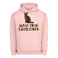 Pigment Salmon Real Men Love Cats Urban Hoodie - Bettercallsaul