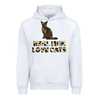 White Real Men Love Cats Urban Hoodie - Bettercallsaul