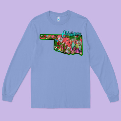 Oklahoma Long Sleeve Tee Designed By Sublimationcraftshop