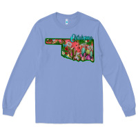 Colony Blue oklahoma Long Sleeve Tee - SublimationCraftShop