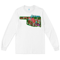 White oklahoma Long Sleeve Tee - SublimationCraftShop
