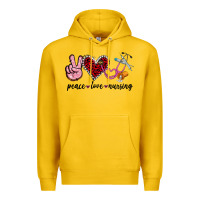 Lemon peace love nursing Premium Hoodie - Jasminsmagicworld