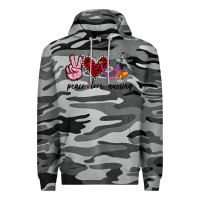Slate Camo peace love nursing Premium Hoodie - Jasminsmagicworld