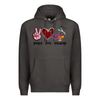Smoke peace love nursing Premium Hoodie - Jasminsmagicworld