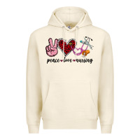 Tofu peace love nursing Premium Hoodie - Jasminsmagicworld