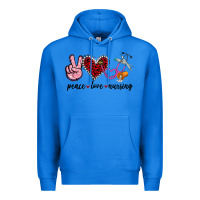 True Royal peace love nursing Premium Hoodie - Jasminsmagicworld