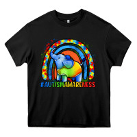 Black Autism Awareness Autism elephant Heavy Core Tee - FaDigitalArtStudio