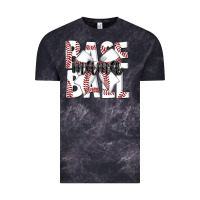 Cloud Black baseball mama Vintage Tee - CowhideDigitalArt