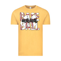 Vintage Mustard baseball mama Vintage Tee - CowhideDigitalArt
