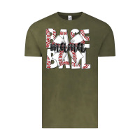 Vintage Olive baseball mama Vintage Tee - CowhideDigitalArt