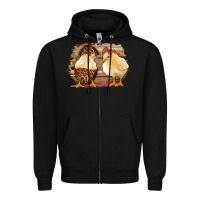 Black Western Leopard and Serape Chicks Zipper Hoodie - Jasminsmagicworld