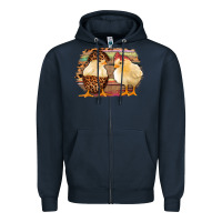 Navy Western Leopard and Serape Chicks Zipper Hoodie - Jasminsmagicworld