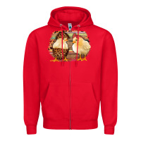 Red Western Leopard and Serape Chicks Zipper Hoodie - Jasminsmagicworld
