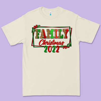Family Christmas 2022 Premium Tee Designed By Fadigitalartstudio