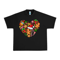 Black love Christmas  heart Urban Heavy Tee - CowhideDigitalArt