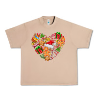 Burro love Christmas  heart Urban Heavy Tee - CowhideDigitalArt