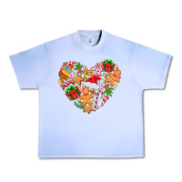 Grape Ice love Christmas  heart Urban Heavy Tee - CowhideDigitalArt
