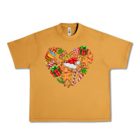 Peanut Butter love Christmas  heart Urban Heavy Tee - CowhideDigitalArt