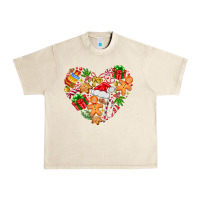 Sandshell love Christmas  heart Urban Heavy Tee - CowhideDigitalArt