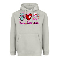 Moon Dust Peace Love Cna Heavyweight Hoodie - RanaPortraitStore