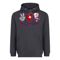 Smoke Peace Love Cna Heavyweight Hoodie - RanaPortraitStore