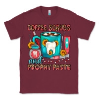 Burgundy Coffee Scrubs And Prophy Paste Dentist Coffee Classic Tee - FaDigitalArtStudio