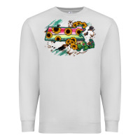 Dove Grey Massachusetts State Map Premium Sweatshirt - RanaPortraitStore