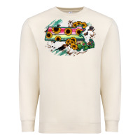Sandshell Massachusetts State Map Premium Sweatshirt - RanaPortraitStore