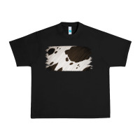 Black Cowhide Black and White Brush Strokes Background Urban Heavy Tee - Jasminsmagicworld