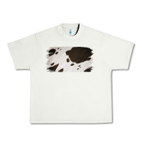 Pistachio Cowhide Black and White Brush Strokes Background Urban Heavy Tee - Jasminsmagicworld