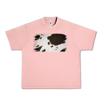 Salmon Cowhide Black and White Brush Strokes Background Urban Heavy Tee - Jasminsmagicworld