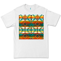 White native american aztec seamless pattern 1 Premium Tee - BundleAndBundleShop