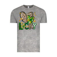 Cloud Rock Lucky Saint Patricks Day Vintage Tee - CowhideDigitalArt