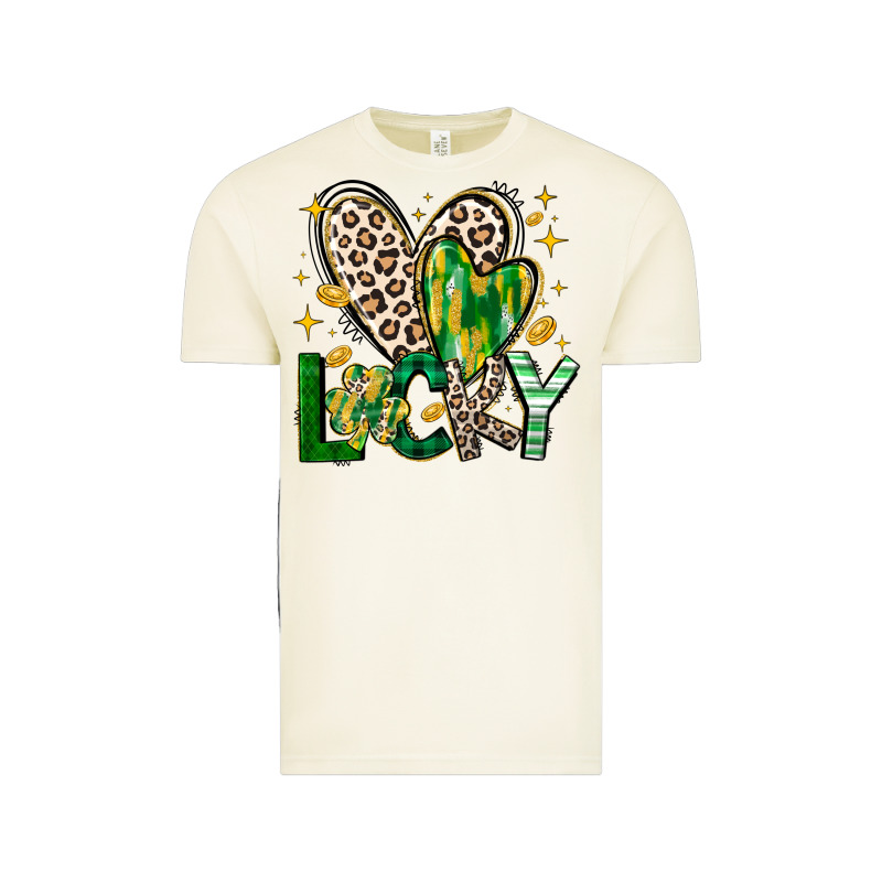 Lucky Saint Patricks Day Vintage Tee by CowhideDigitalArt | Teevron