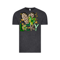 Vintage Black Lucky Saint Patricks Day Vintage Tee - CowhideDigitalArt
