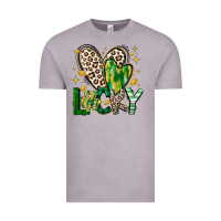 Vintage Zinc Lucky Saint Patricks Day Vintage Tee - CowhideDigitalArt