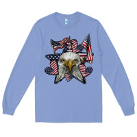 Colony Blue eagle star png Long Sleeve Tee - SublimationCraftShop