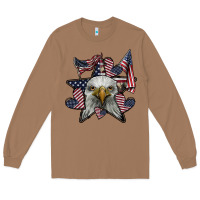 Toasted Coconut eagle star png Long Sleeve Tee - SublimationCraftShop