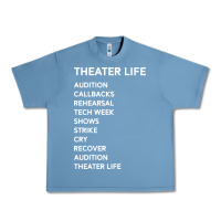 Pebble Blue theater life funny Urban Heavy Tee - DesigneFamous