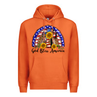 Carrot god bless america  rainbow Premium Hoodie - BarkalooDesign