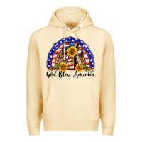 Pina Colada god bless america  rainbow Premium Hoodie - BarkalooDesign