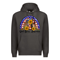 Smoke god bless america  rainbow Premium Hoodie - BarkalooDesign