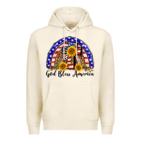 Tofu god bless america  rainbow Premium Hoodie - BarkalooDesign