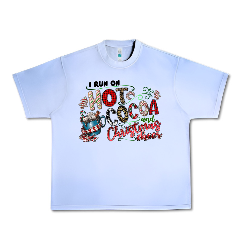 I Run Hot Cocoa And Christmas Cheer Urban Heavy Tee by CowhideDigitalArt | Teevron